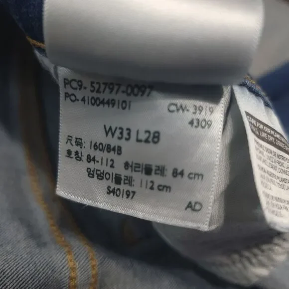 Levi's 720 High Rise Super Skinny Womens 33 Jeans Stretch Blue Denim (34x27) - Picture 4 of 12